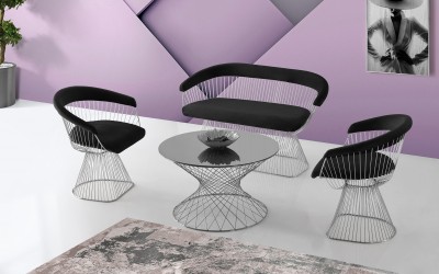 Platner Krom Çay Seti