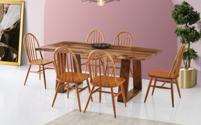 Doğal Yemek Masası Takımı