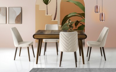 Vakar Yemek Masası Takımı