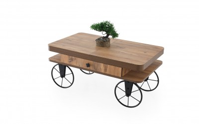 Bade Ahşap Orta Sehpa