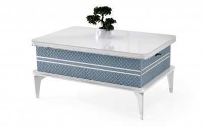 Hayal Mavi Orta Sehpa