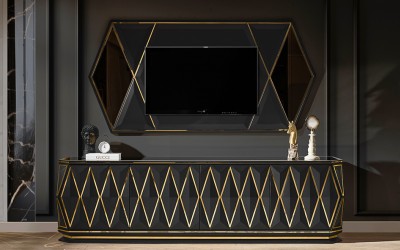 Diamond Siyah Tv Ünitesi