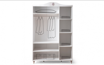 Bianca 3 Kapılı Gardırop