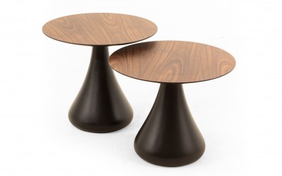 Mushroom 2 Li Sehpa Ahşap