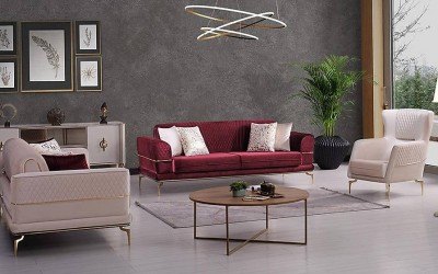 Baron Koltuk Takımı Metal Kasa