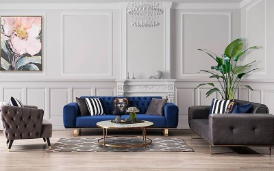 Nova Mavi Salon Takımı