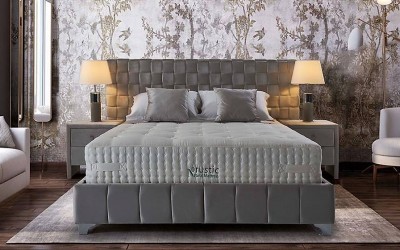 Rustic Galaksi Yatak Seti Baza + Başlık + Yatak