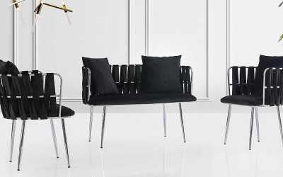 Çınar Siyah Çay Seti Koltuk 8