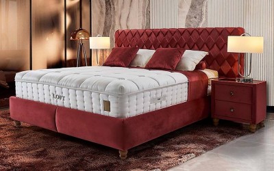 Loft Aston Yatak Seti Baza + Başlık + Yatak