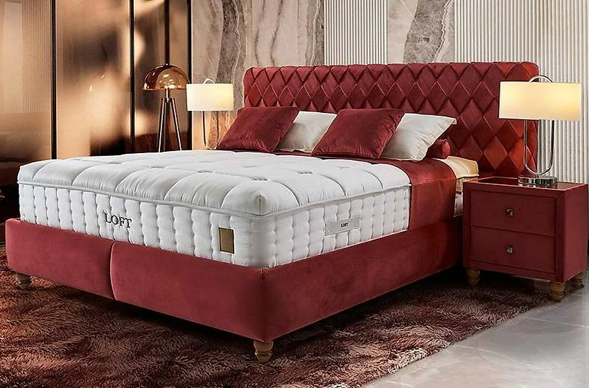 Loft Aston Yatak Seti Baza + Başlık + Yatak Loft Aston Yatak Seti Baza + Başlık + Yatak