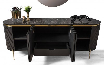 Tesla Gold Yemek Odası Tesla Gold Yemek Odası