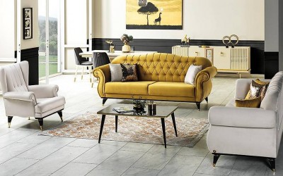 Vezir Koltuk Takımı Metal Kasa