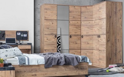 Loft Köşe Gardolap