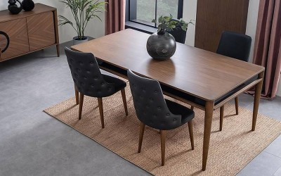 Santa Monica Ahşap Yemek Masası Takımı Santa Monica Ahşap Yemek Masası Takımı