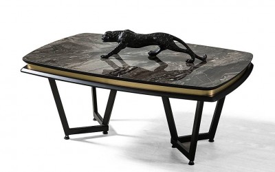 Tesla Gold Tv Sehpası