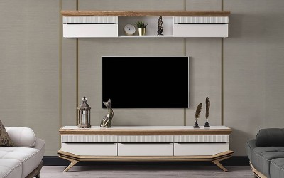 Elize Ahşap Tv Ünitesi