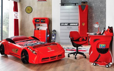 Titi Garage Genç Odası - Kırmızı Titi Garage Genç Odası - Kırmızı