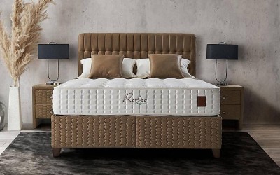 Retro Yatak Seti Baza + Başlık + Yatak