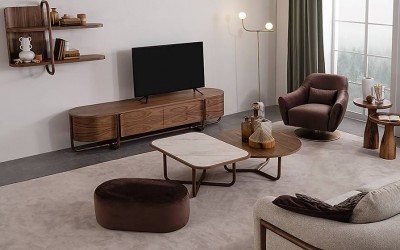 Capella Puflu Sehpa Seti