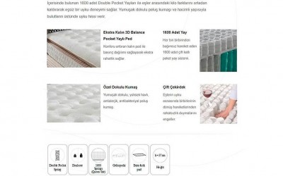 Kingmaster Yatak Seti Baza + Başlık + Yatak