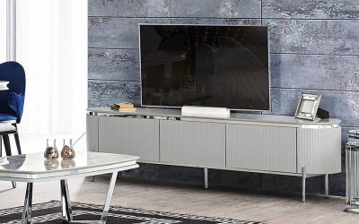 Tesla New Mermer Tv Sehpası 