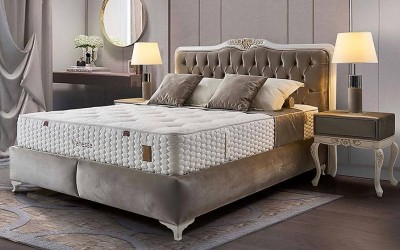 Vanessa Yatak Seti Baza + Başlık + Yatak