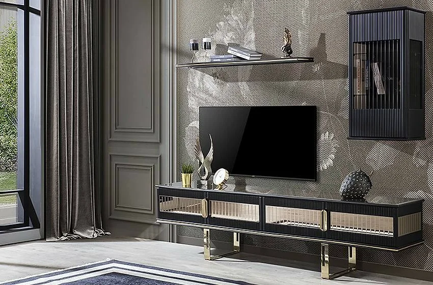 Gucci Luxury Siyah Yemek Odası Gucci Luxury Siyah Yemek Odası