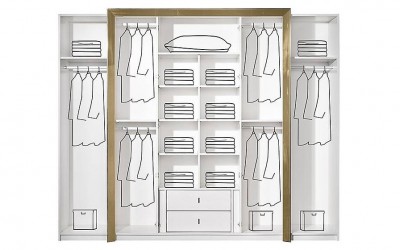 Vegas 6 Kapılı Gardrop