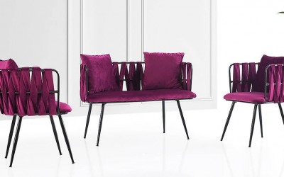 Çınar Mor Çay Seti Koltuk 2