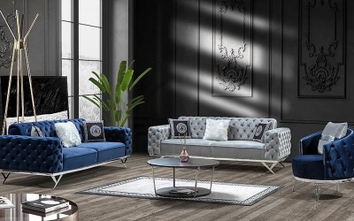 Versace Silver Salon Takımı