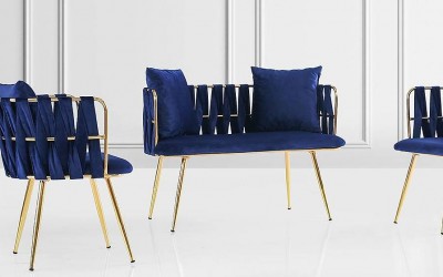 Çınar Mavi Çay Seti Koltuk 4