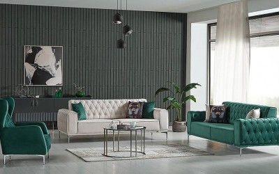 Avrasya Koltuk Takımı Metal Kasa