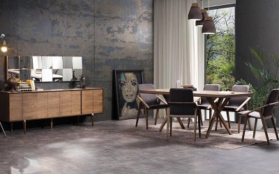 Naturel Ahşap Yemek Odası