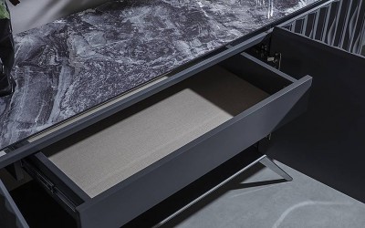 Lüxs Yaprak Antrasit Konsol