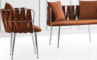 Çınar Turuncu Çay Seti Koltuk 10