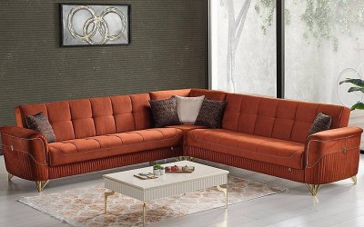 Sonya Köşe Takımı Metal Kasa