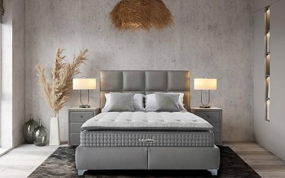 Naomi Plane Yatak Seti Baza + Başlık + Yatak