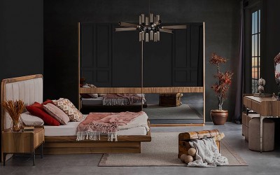 Tokyo Ahşap Bazalı Yatak Odası Tokyo Ahşap Bazalı Yatak Odası