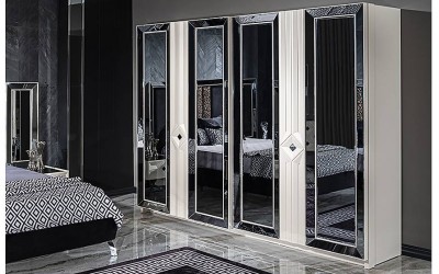 Asus Luxury 6 Kapaklı Gardrop