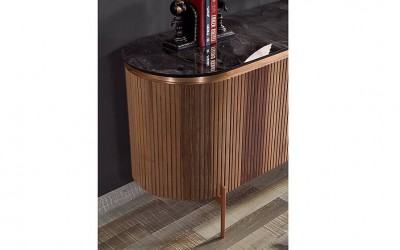 Tesla Ceviz Bronz Konsol