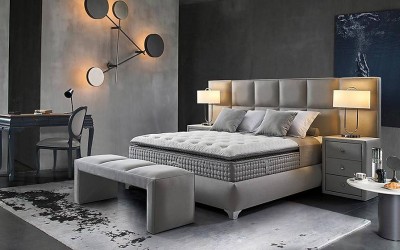 Naomi Plane Kanatlı Yatak Seti Baza + Başlık + Yatak