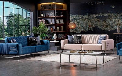 Beyoğlu Salon Takımı Metal Kasa