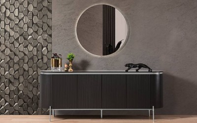 Tesla Gümüş Konsol