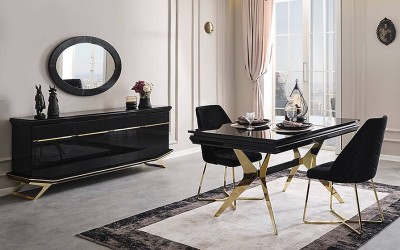 Masarati Gold Yemek Odası