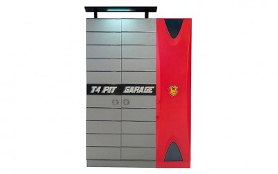 Titi Garage Kırmızı 3 Kapılı Gardrop Titi Garage Kırmızı 3 Kapılı Gardrop