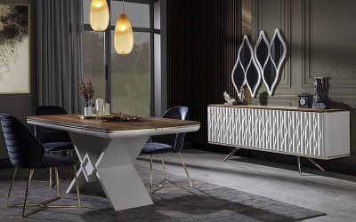 Lüxs Yaprak Yemek Odası Lüxs Yaprak Yemek Odası