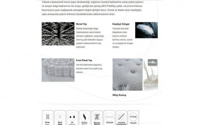 Promilky Yatak Seti Baza + Başlık + Yatak