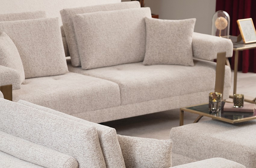 Deep Living Koltuk Takımı - Gold