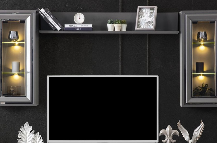 Asos Luxury Gri Yemek Odası