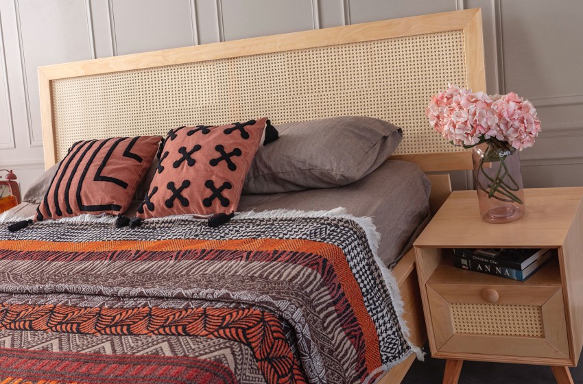 Valeria Bazalı Yatak Odası - Meşe